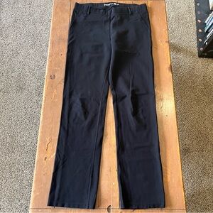 Betabrand Black Classic Dress Pant Yoga Pants Stretch